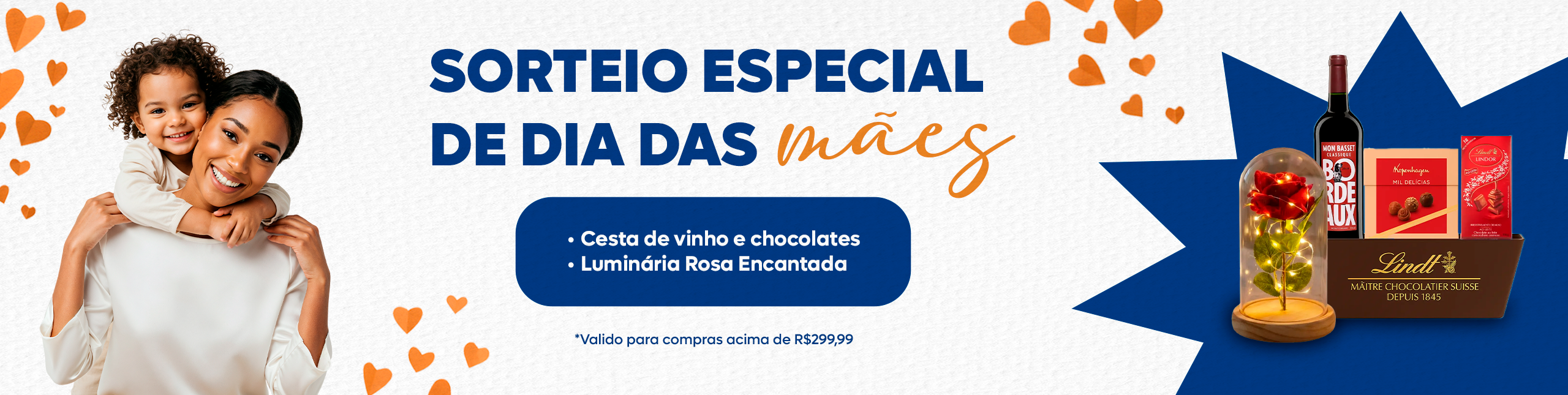 Sorteio dia das mães
